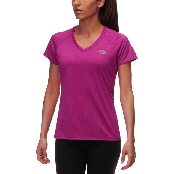 The North Face Vapor Wick V Neck Tee Sz S - Picture 3 of 11